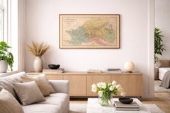 Das Reich Karls des Großen Karte, Karolingisches Europa Frankreich Deutschland Italien 1817