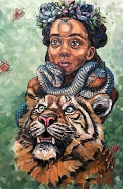 Surreal Painting, "Embrace Your Inner Child" 2024