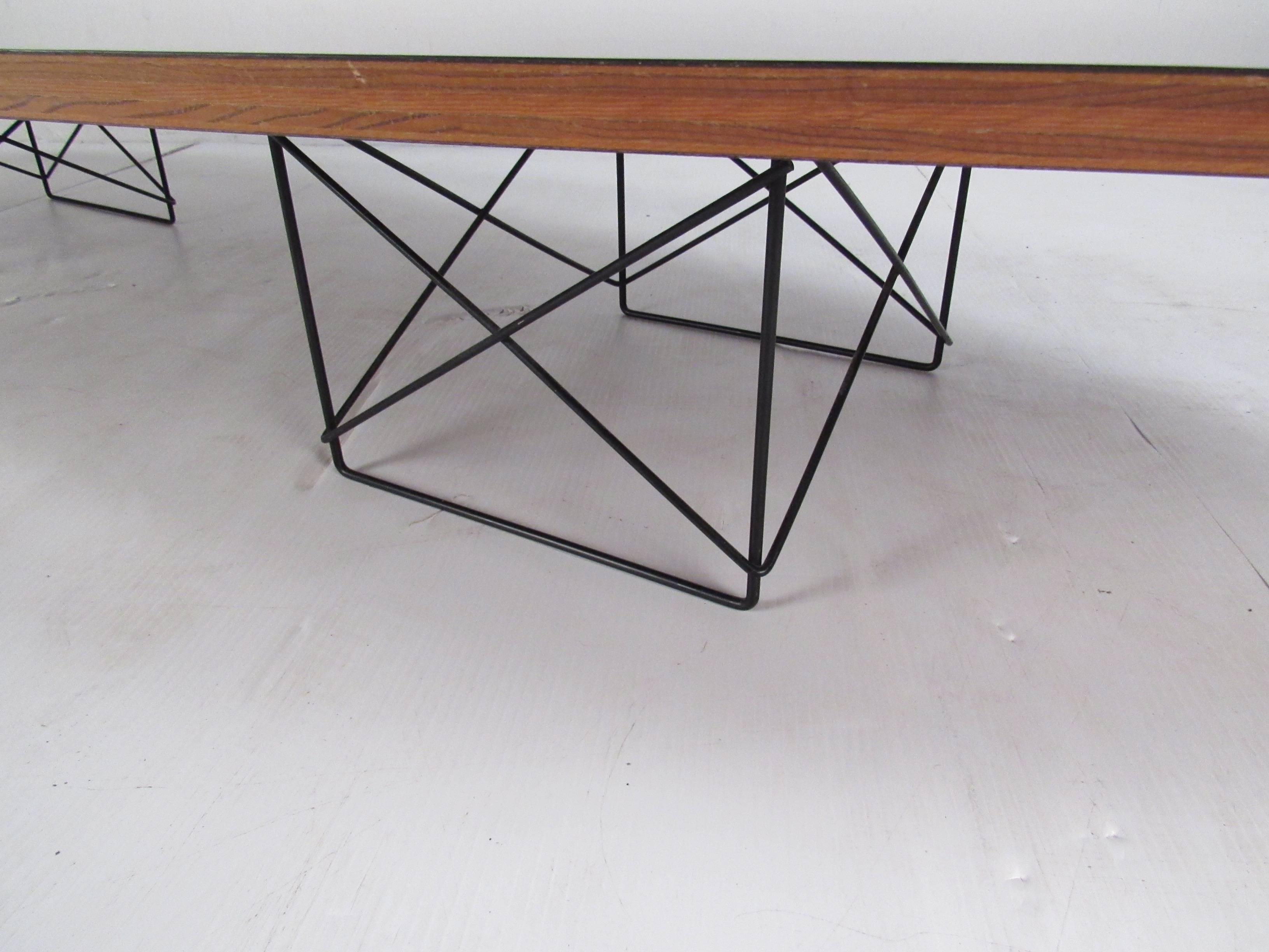 Mid-Century Modern Charles & Ray Eames Surfboard Coffee Table for Herman Miller