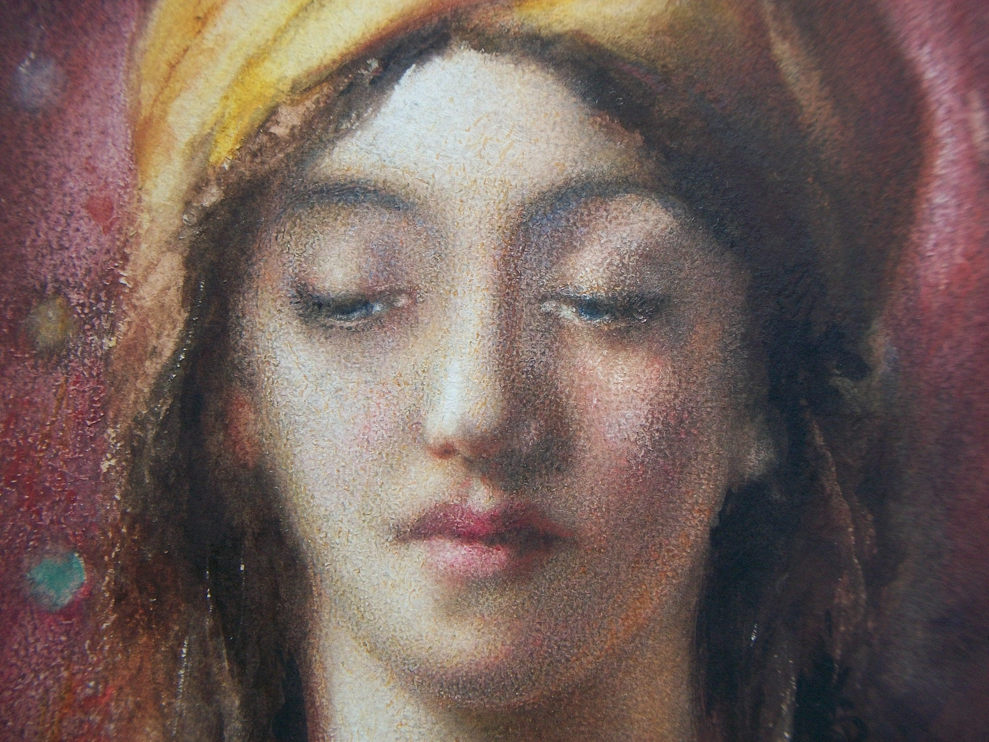 Charles A. Hadfield, gerahmtes orientalisches Porträtgemälde, Großbritannien, um 1911 (Britisch) im Angebot