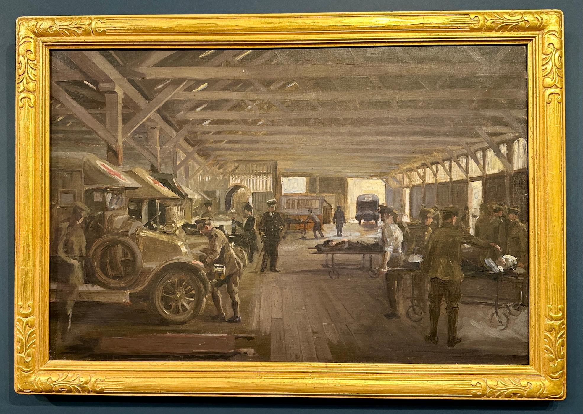 English World War 1 military Navy or Army Military Motor Ambulance Station