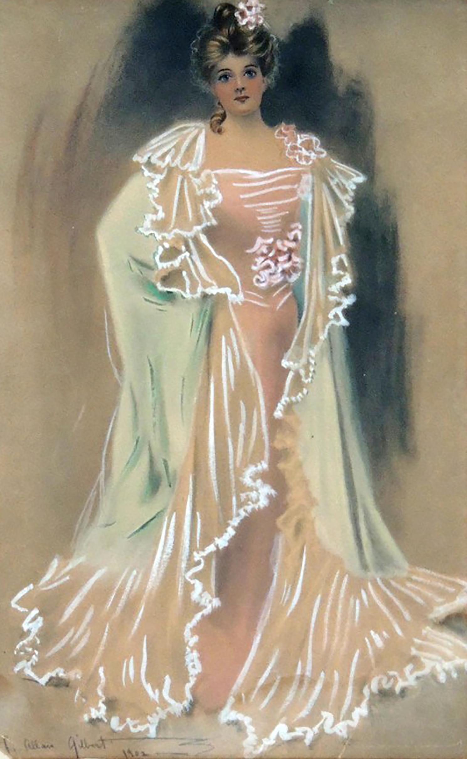 Charles Allan Gilbert Portrait Painting - Standing Woman