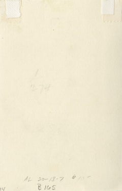 Beggar man and woman coming from behind a bank – after Rembrandt van Rijn