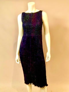 Charles and Patricia Lester Beaded Coat and Dress in the Style of Fortuny