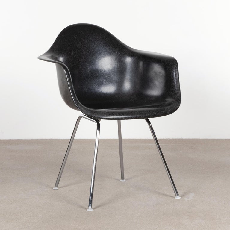 Charles and Ray Eames Black Dax Dining Chair for Herman ...