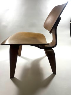 Charles and Ray Eames Combed Oak LCW