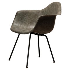 Charles and Ray Eames DAX Elephant Grey Armchair Herman Miller 'Zenith Plastics'