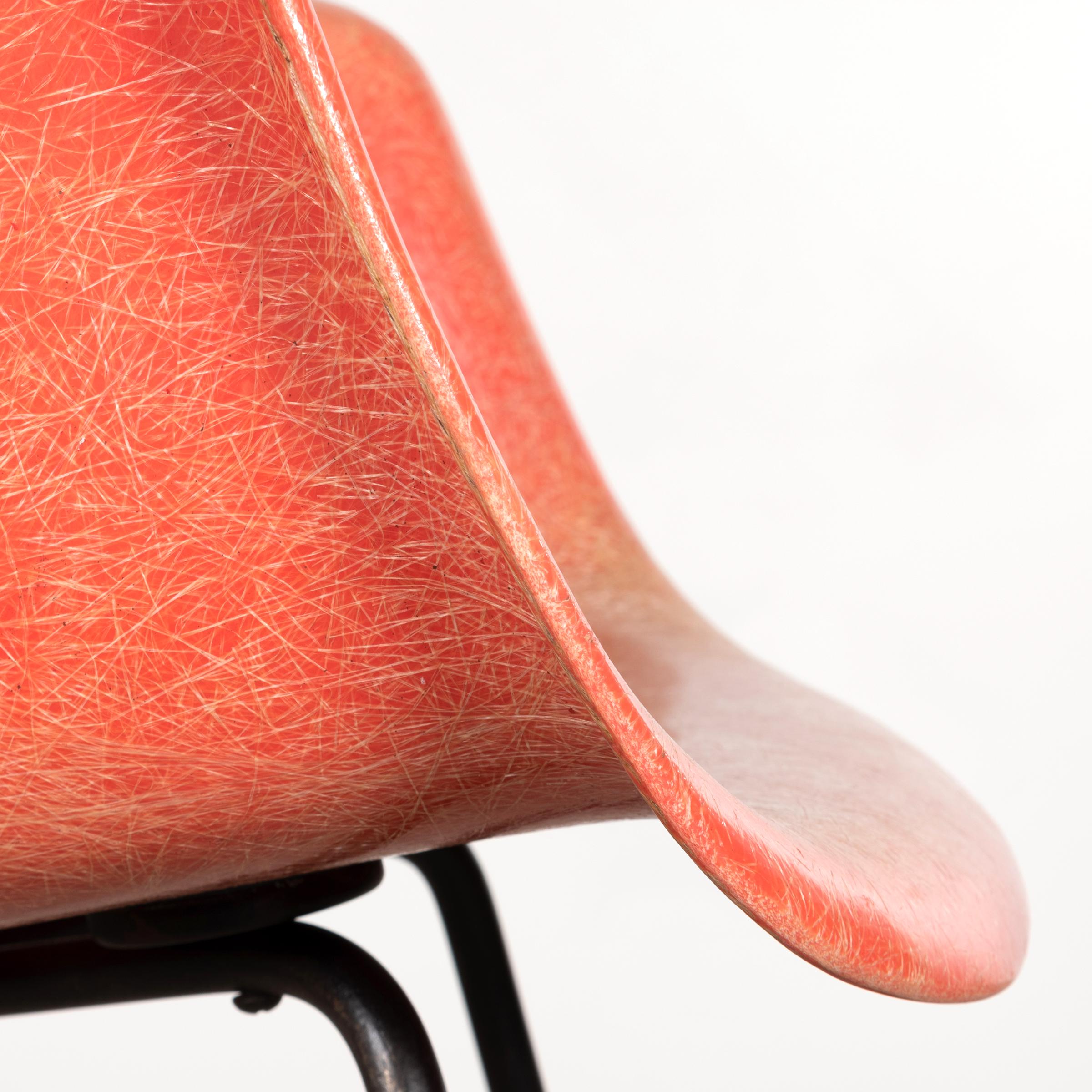 Charles and Ray Eames DAX Salmon Armchair Herman Miller 'Zenith' 9