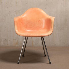 Charles and Ray Eames DAX Salmon Armchair Herman Miller 'Zenith Plastics'