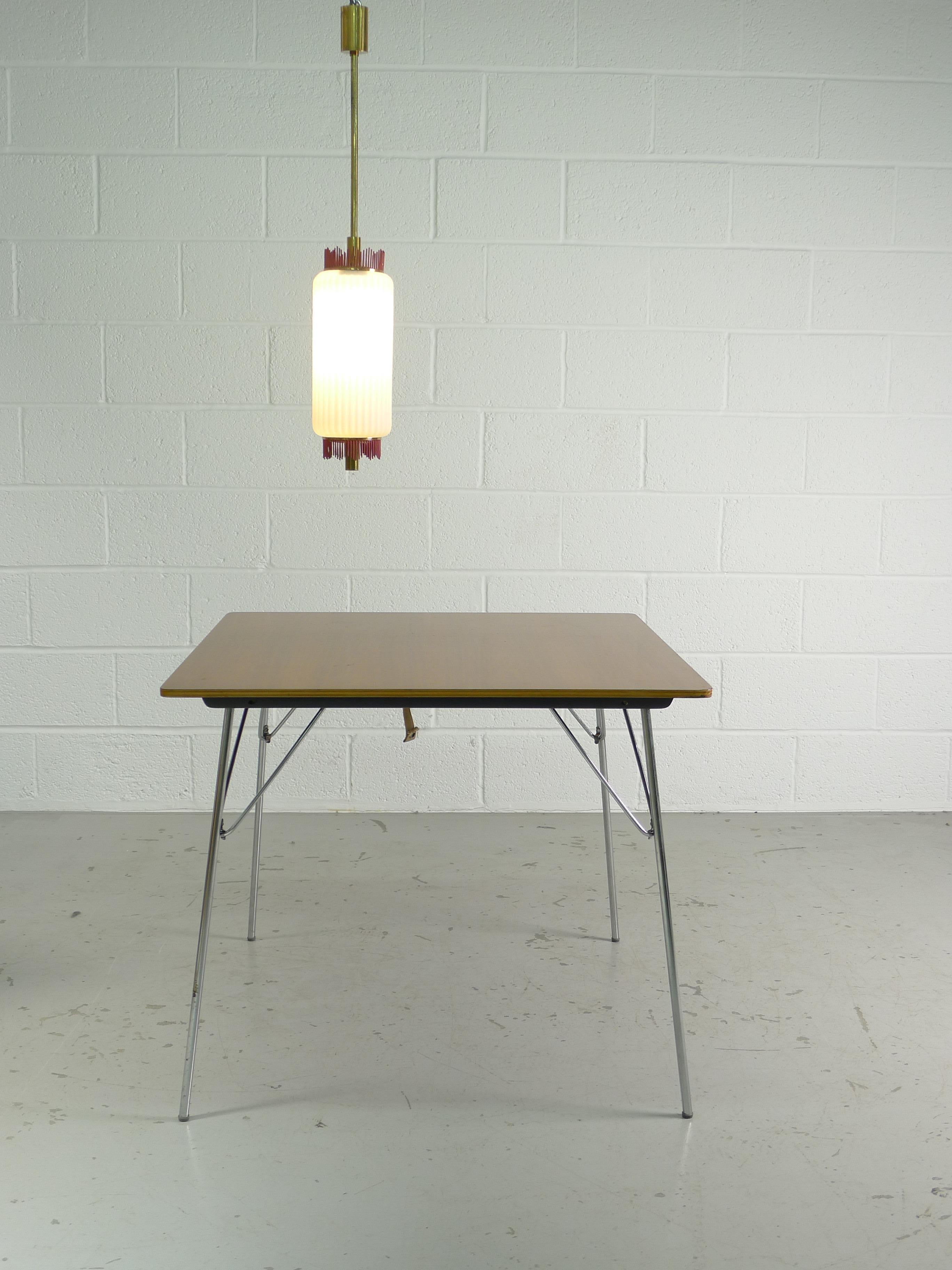 Mid-Century Modern Charles and Ray Eames DTM-2 Wood Top Table, Herman Miller, 1950s