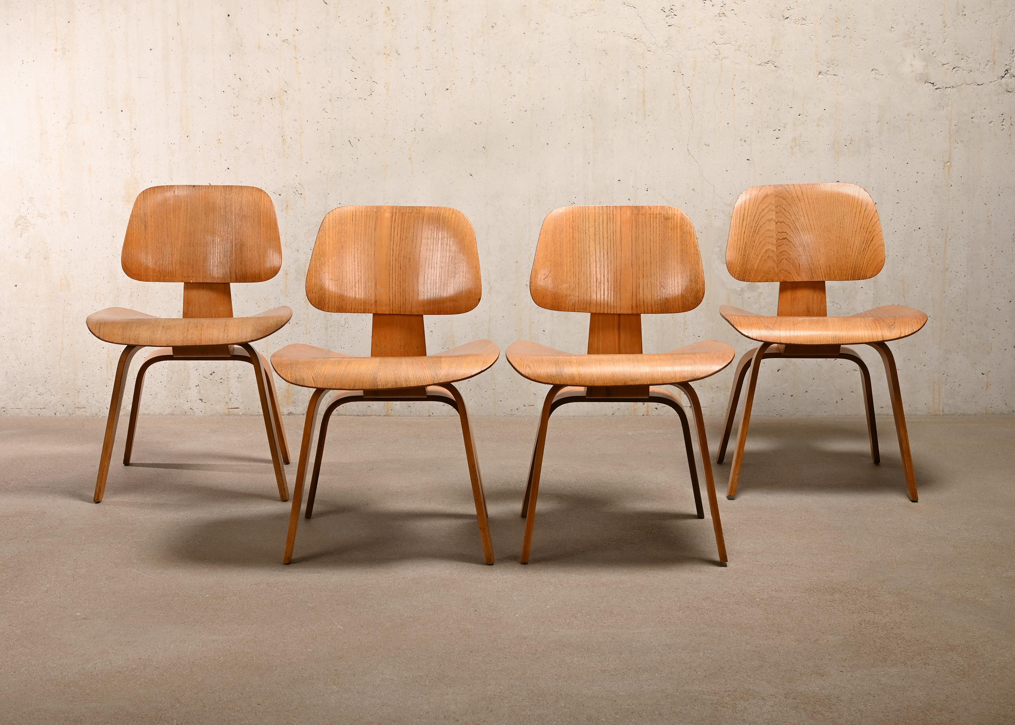 eames molded plywood dining chair