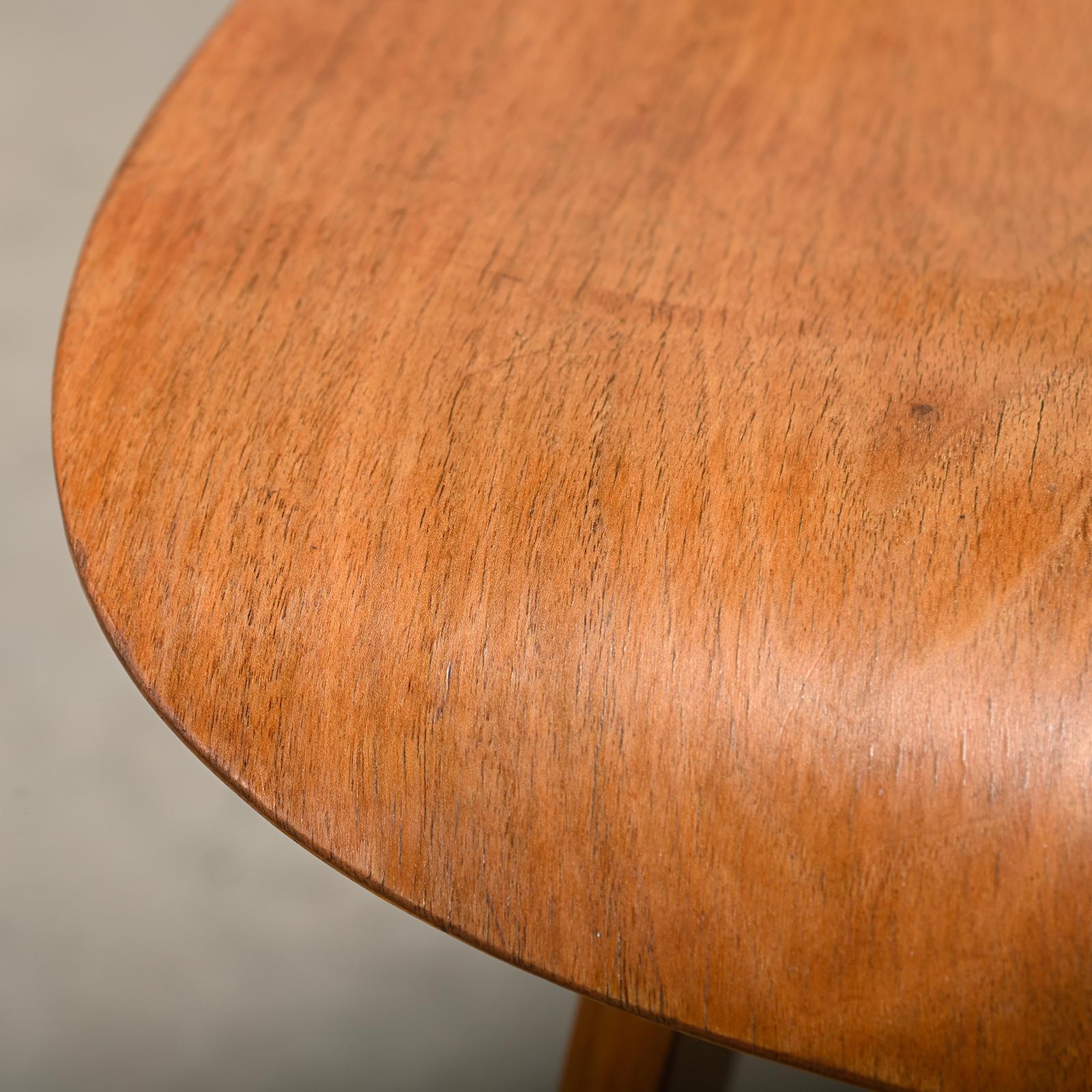Charles and Ray Eames Early DCW Walnut Plywood Dining Chairs for Herman Miller 2