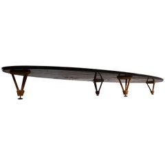 Charles and Ray Eames Elliptical Coffee Table for Herman Miller Surfboard