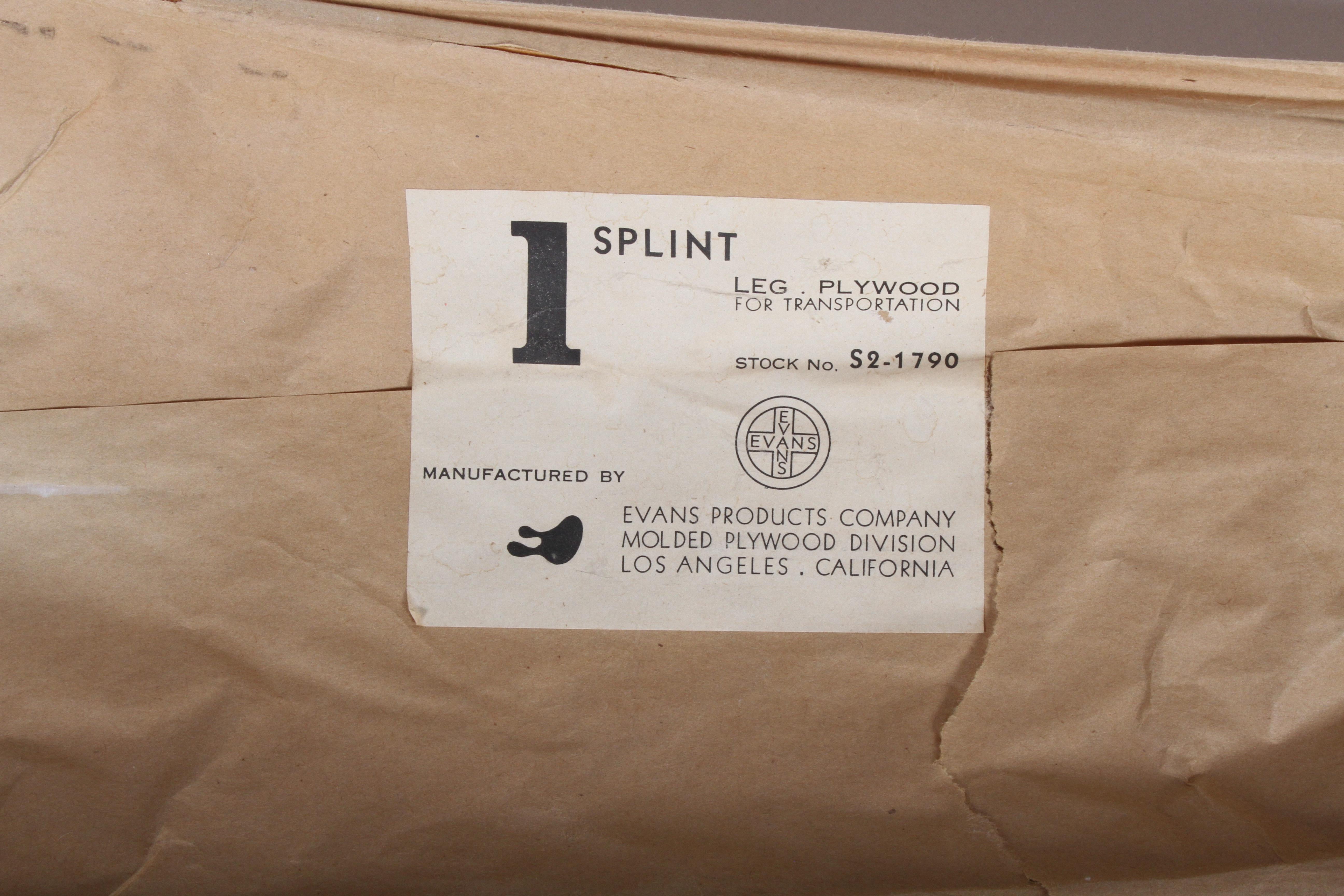 American Charles and Ray Eames for Evans Plywood Splint Sculpture, circa 1940s