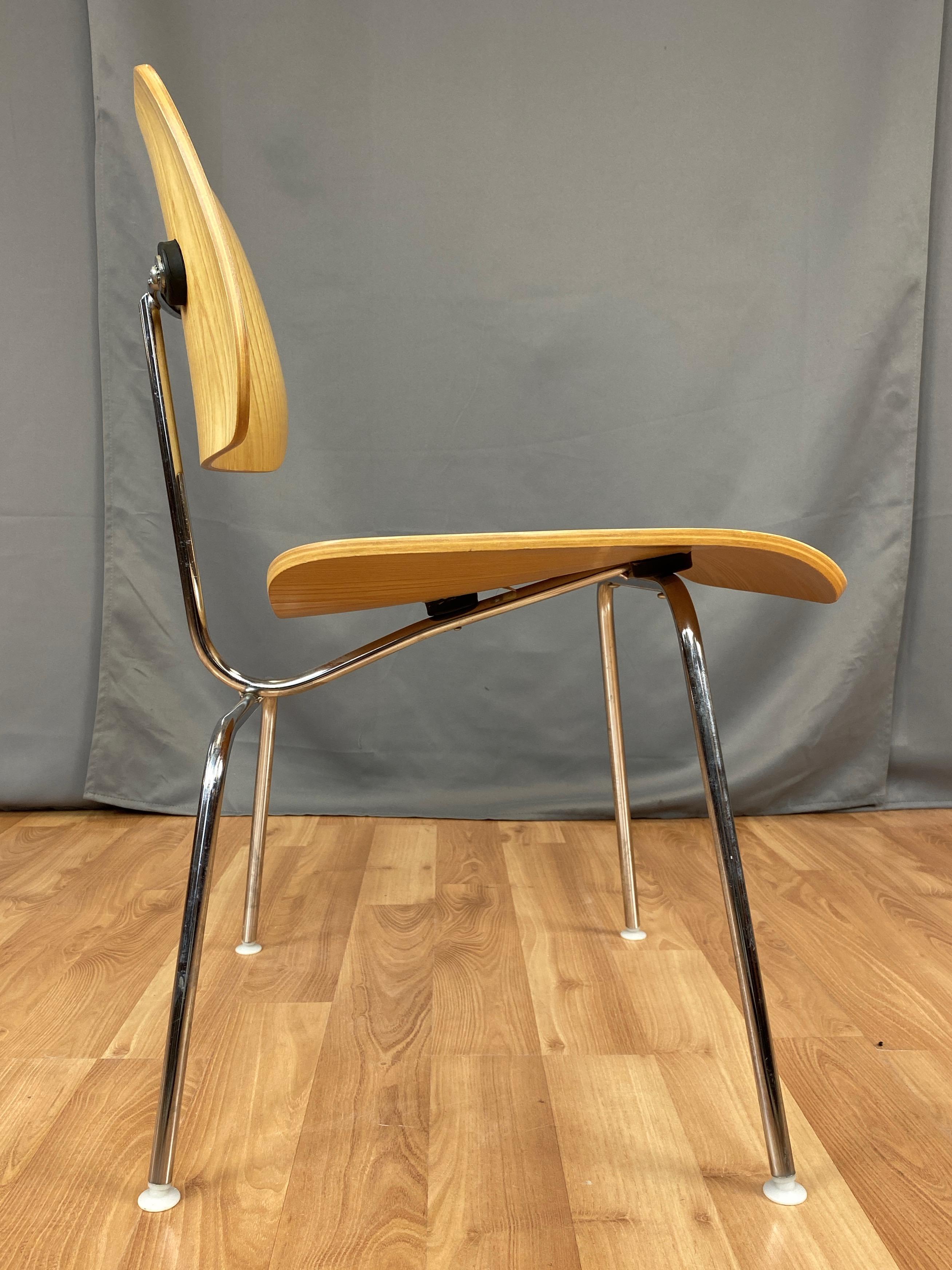 American Charles and Ray Eames for Herman Miller Ash DCM Chair 'B', 1999
