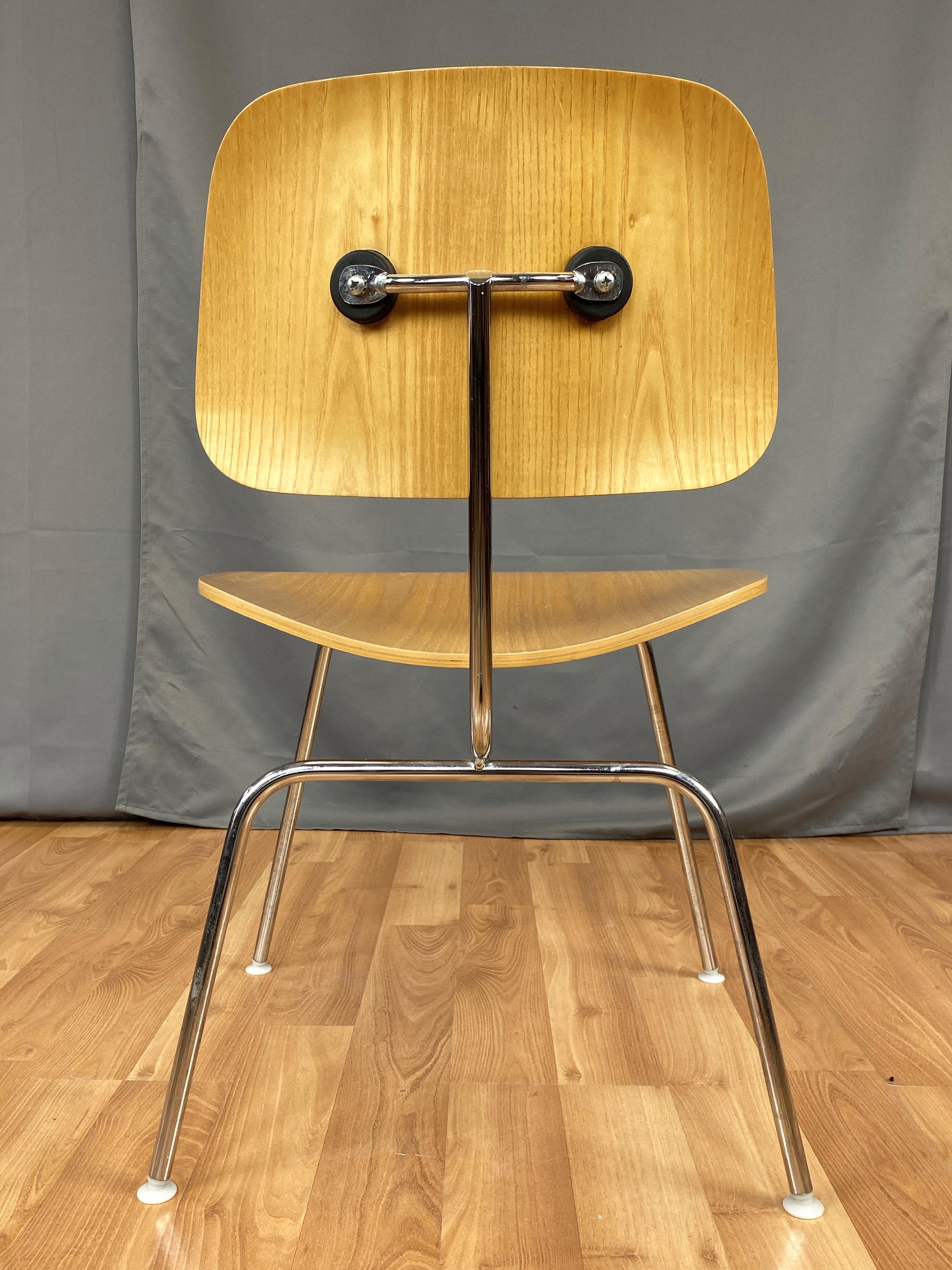 Charles and Ray Eames for Herman Miller Ash DCM Chair 'B', 1999 In Good Condition In San Francisco, CA