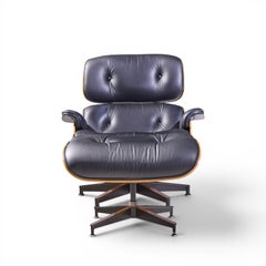 Charles and Ray Eames for Herman Miller Eames Walnut Lounge Chair with Ottoman