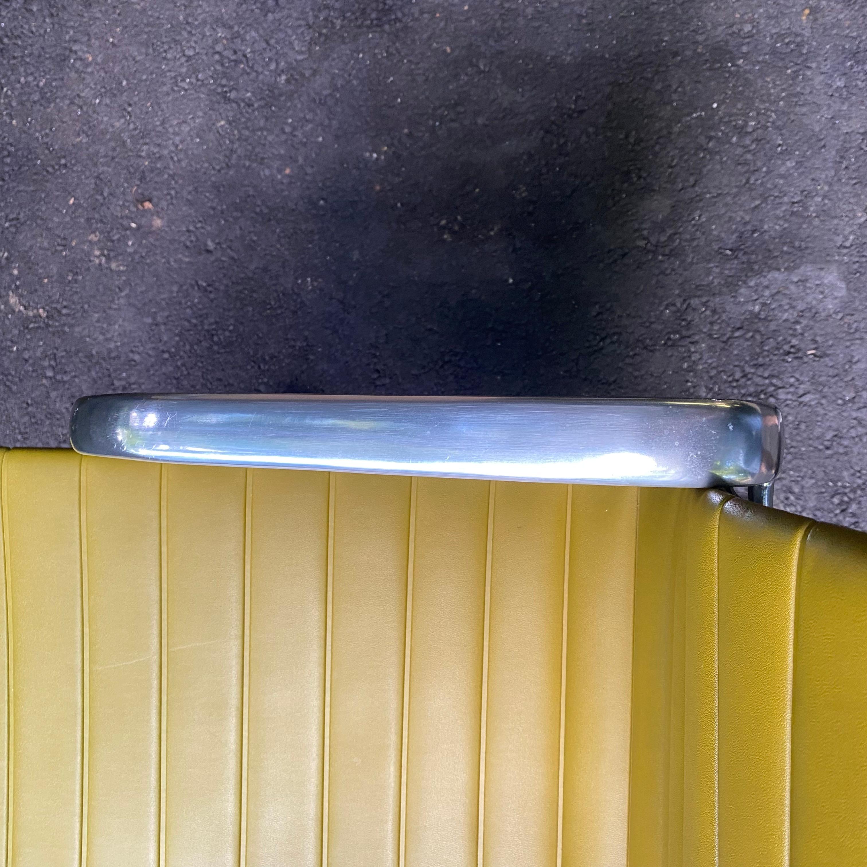 Charles and Ray Eames for Herman Miller Green Aluminum Group Office Chair 1
