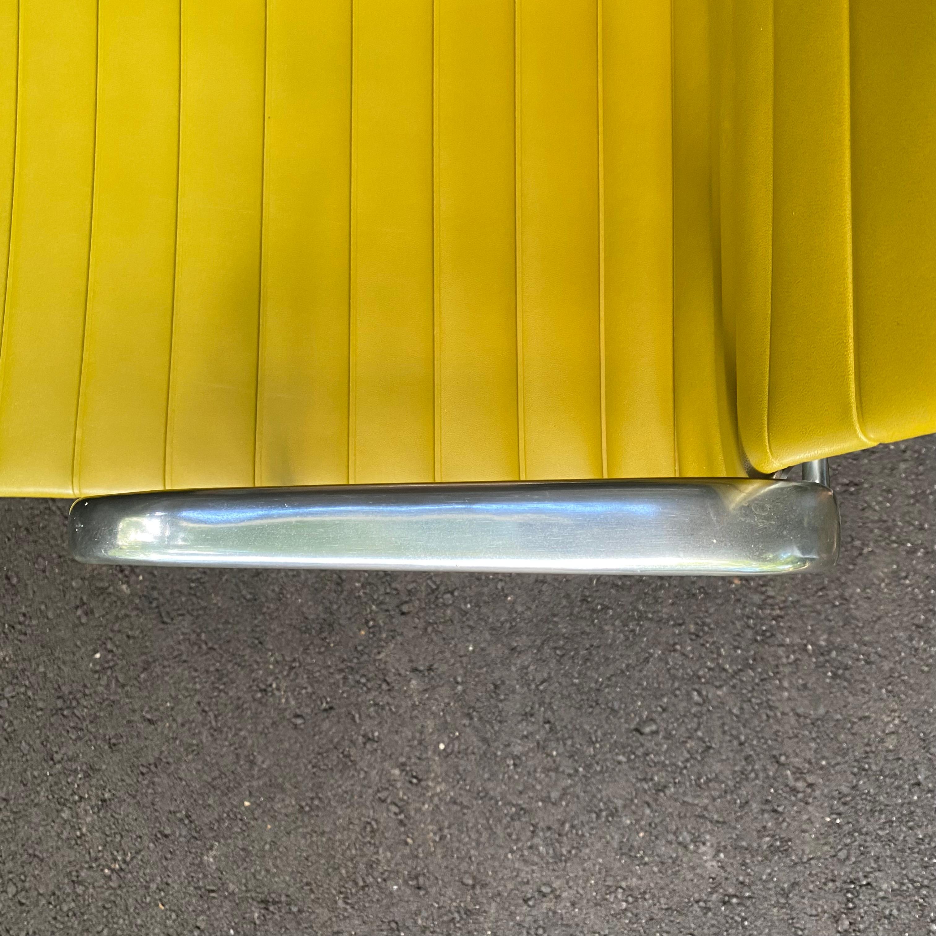 Charles and Ray Eames for Herman Miller Green Aluminum Group Office Chair 2
