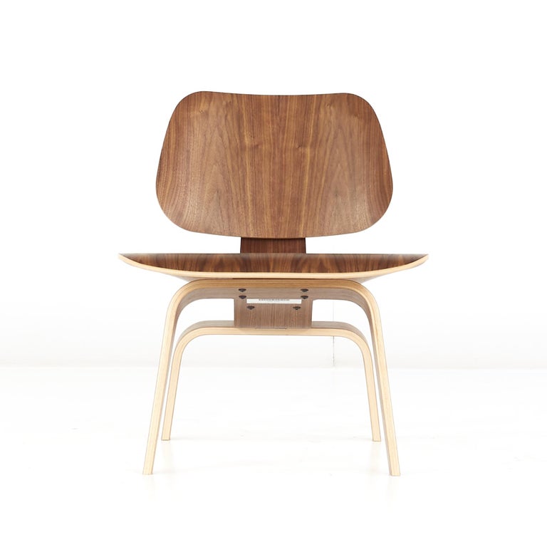 Charles and Ray Eames for Herman Miller Mid Century Walnut LCW Chairs ...