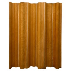 Charles and Ray Eames for Herman Miller Plywood Folding Screen Ash Veneer 1950s
