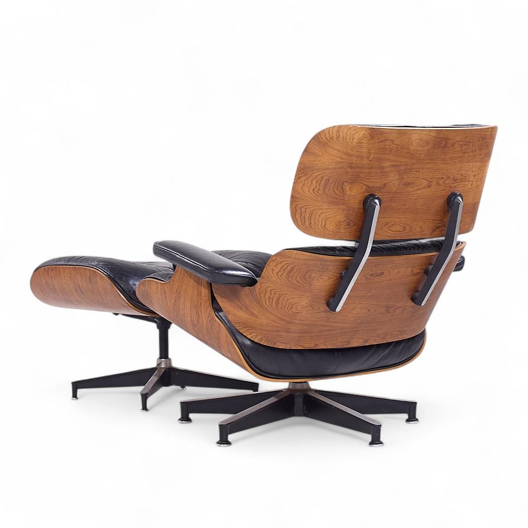 Charles und Ray Eames für Herman Miller Palisander Lounge Chair und Ottoman im Zustand „Gut“ im Angebot in Franklin Park, IL