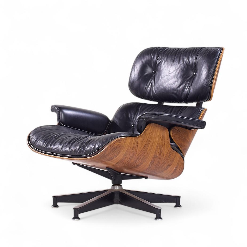 Charles und Ray Eames für Herman Miller Palisander Lounge Chair und Ottoman im Angebot 2