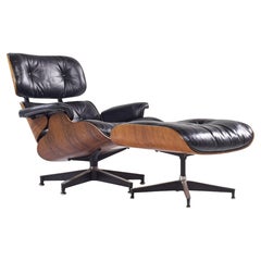 Charles and Ray Eames for Herman Miller Rosewood Lounge Chair with Ottoman
