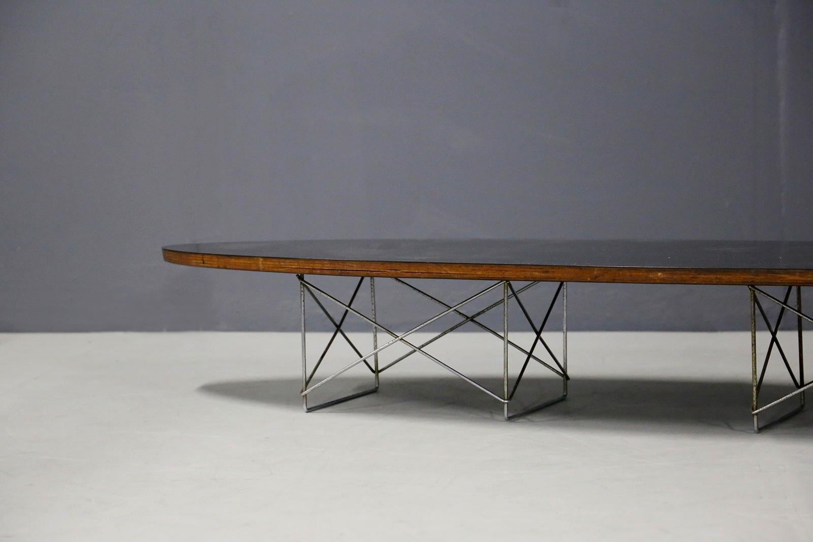Mid-20th Century Charles and Ray Eames for Herman Miller, Surfboard Table ETR, 1950s