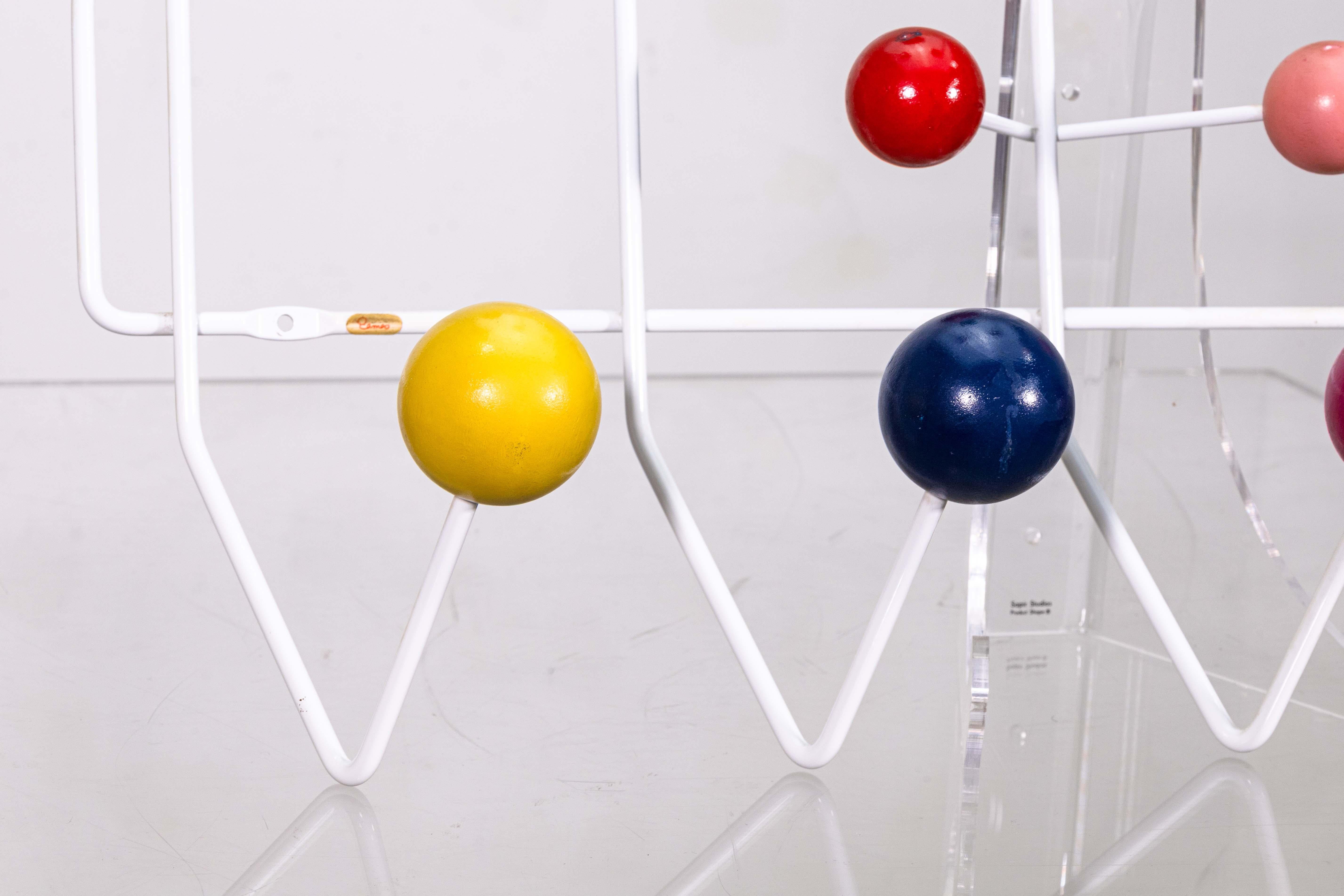 Charles and Ray Eames for Herman Miller Vintage Original Hang It All Coat Rack In Good Condition In Keego Harbor, MI