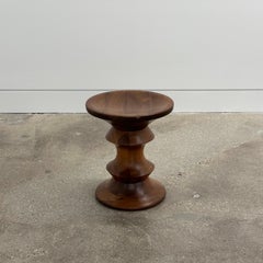 Charles and Ray Eames for Herman Miller Walnut Time Life Stool Model A