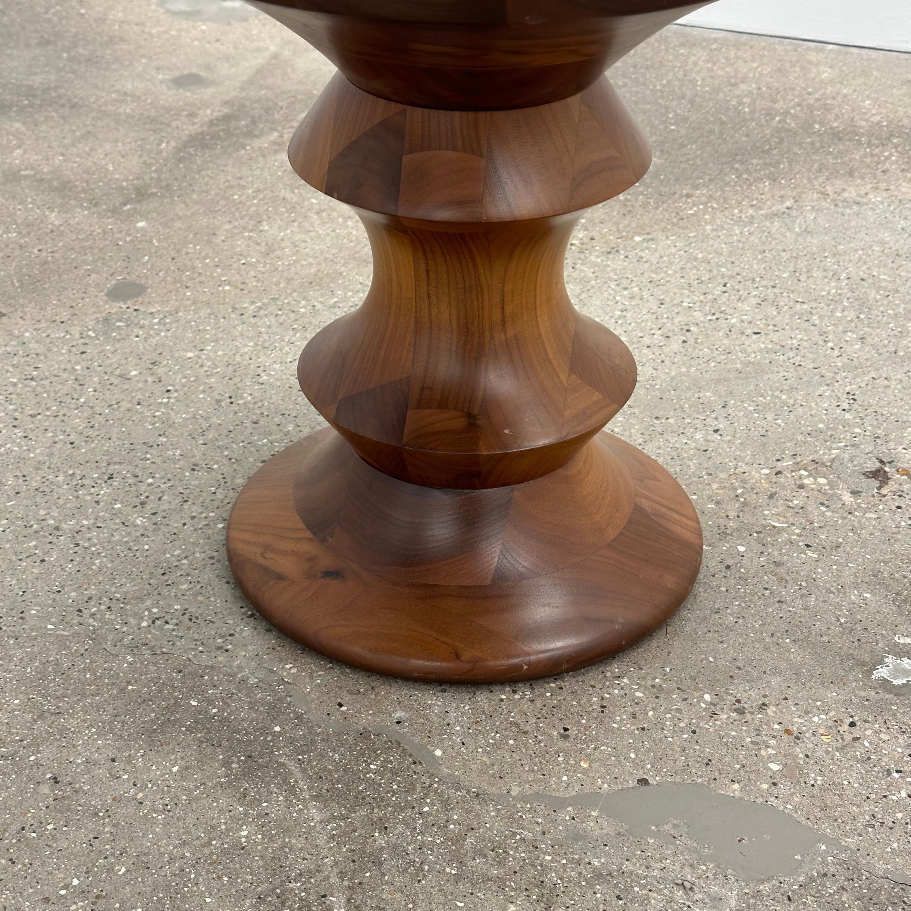 Charles and Ray Eames for Herman Miller Walnut Time Life Stool Model A In Good Condition In Skokie, IL