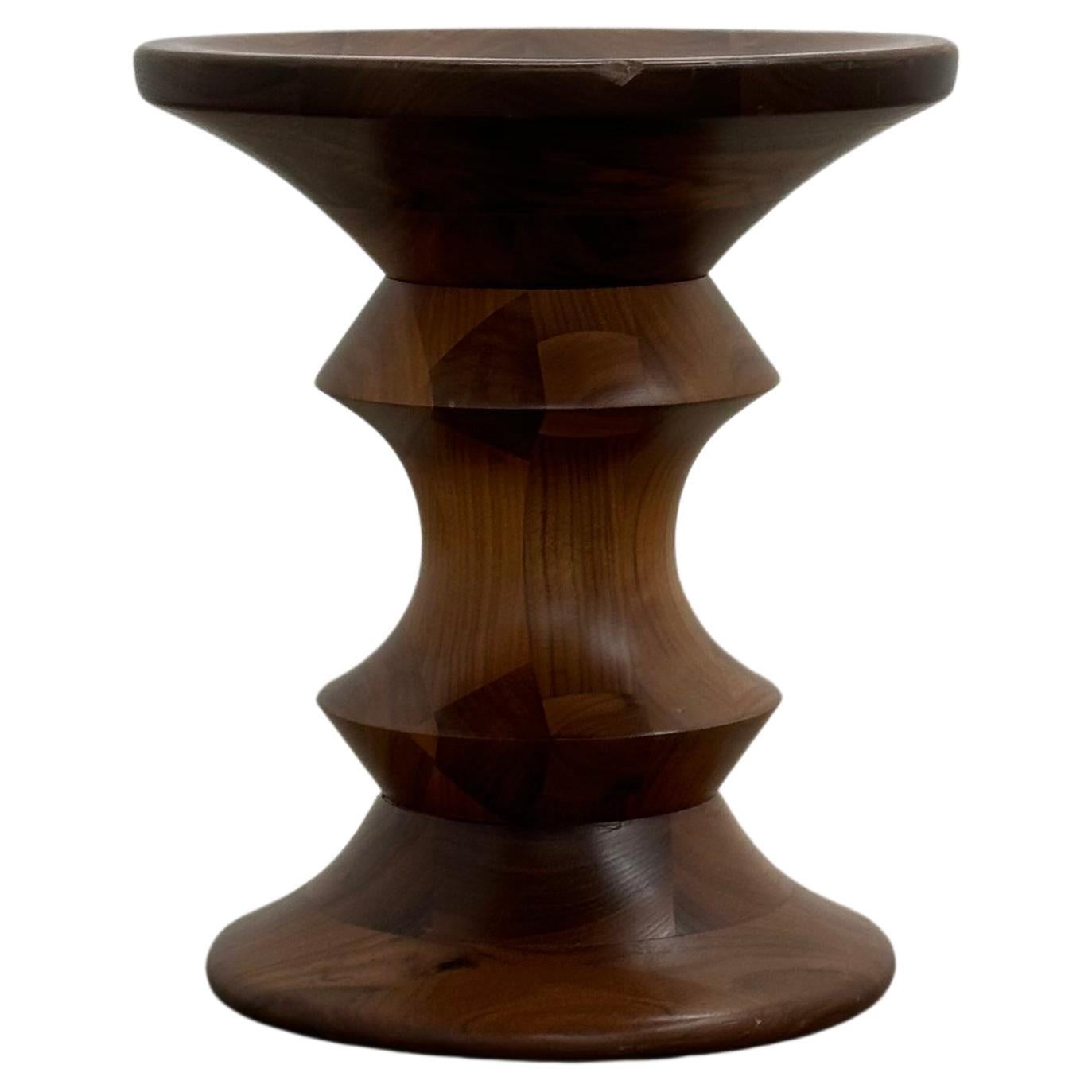 Charles and Ray Eames for Herman Miller Walnut Time Life Stool Model A