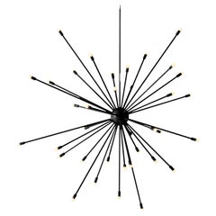 Charles and Ray Eames Galaxy Black 120 cm Pendant Lamp by Cassina