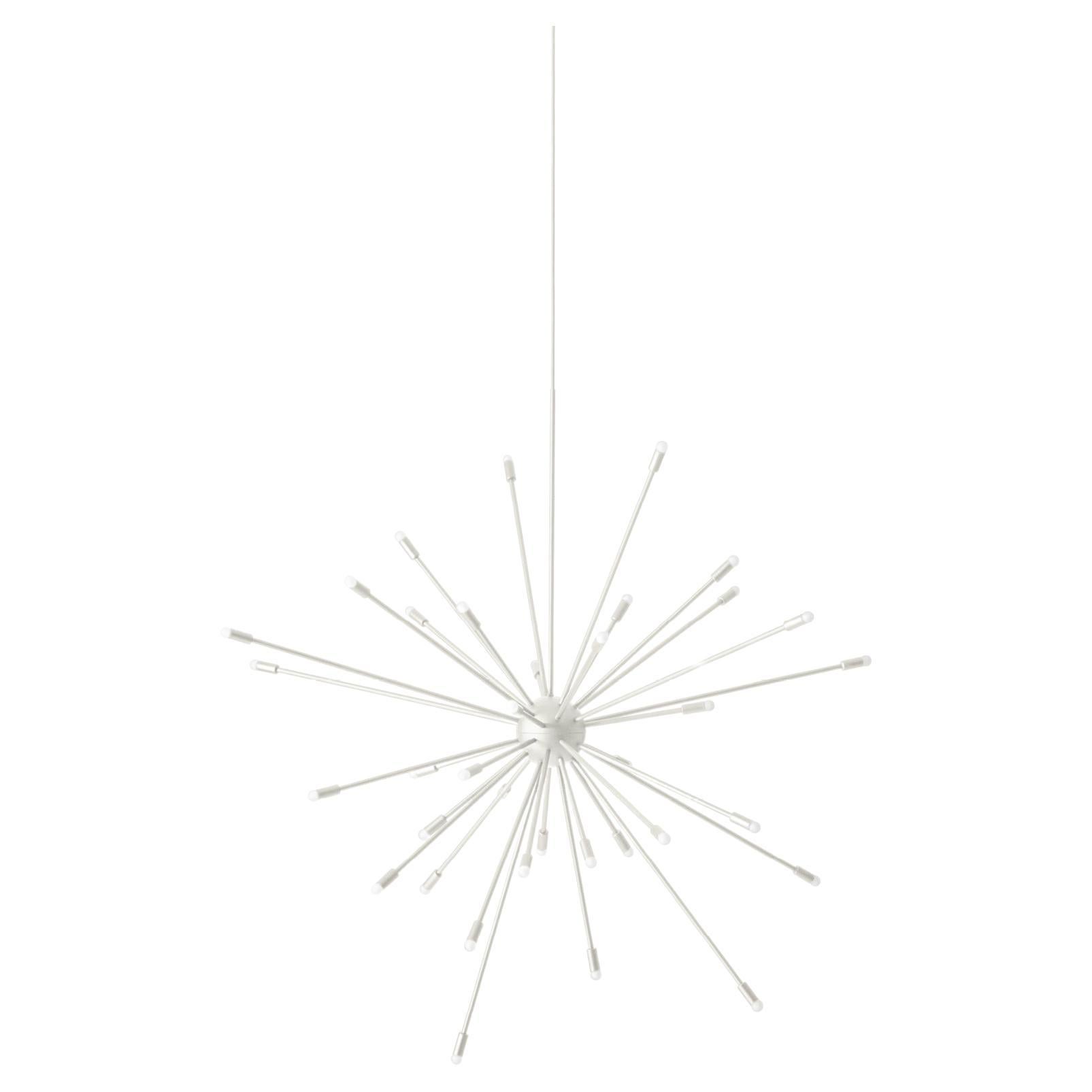 Charles and Ray Eames Galaxy White 100 cm Pendant Lamp by Cassina