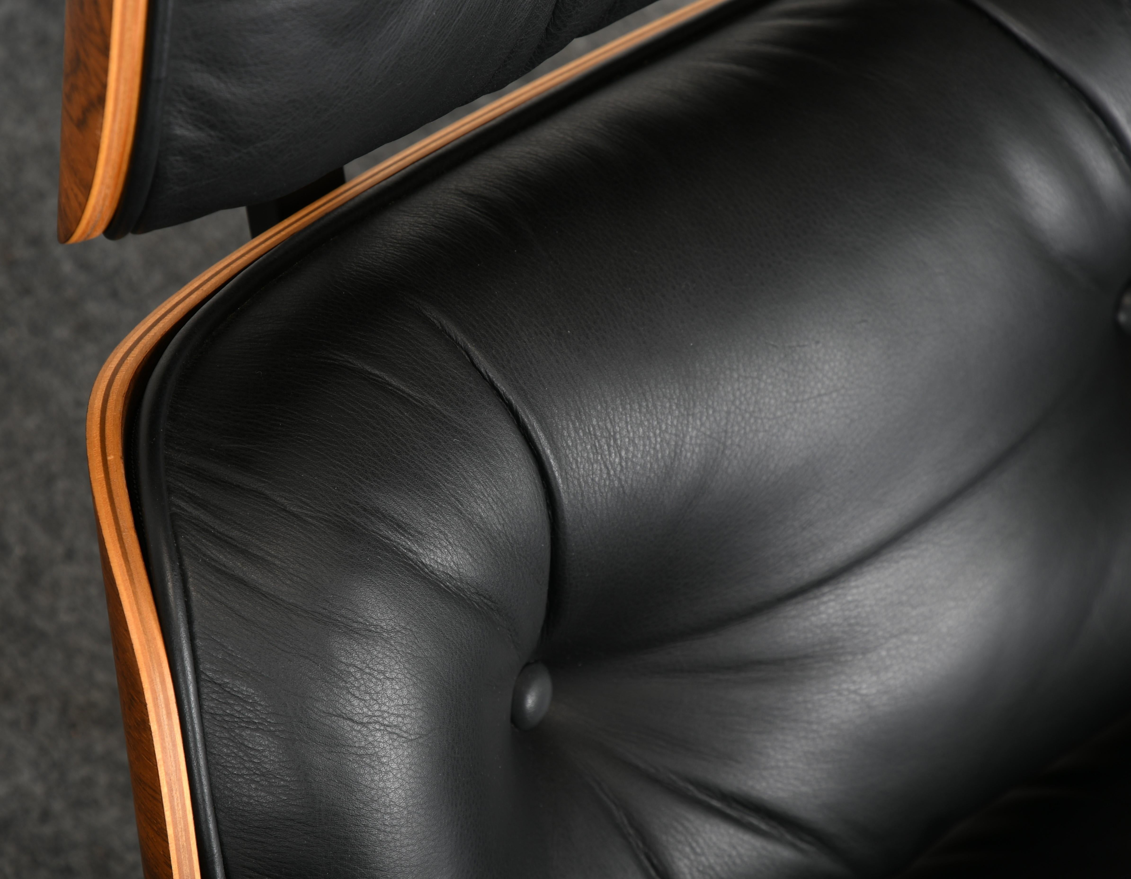 Charles and Ray Eames Lounge Chair and Ottoman, 1971-1974 2