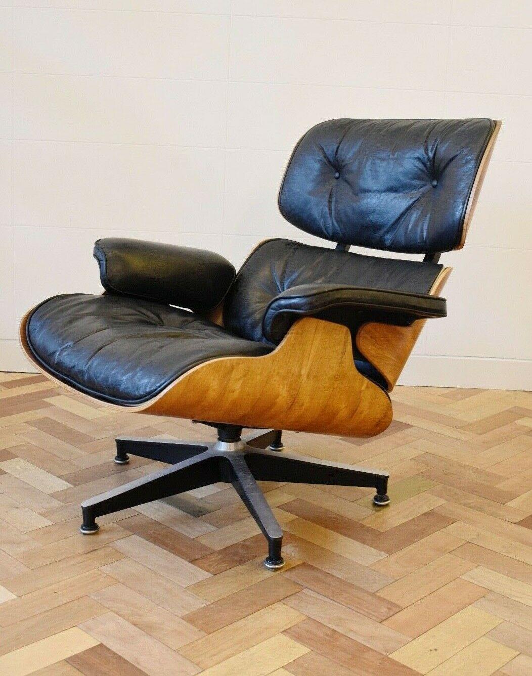 European Charles and Ray Eames Lounge Chair Herman Miller Rosewood, 1970s