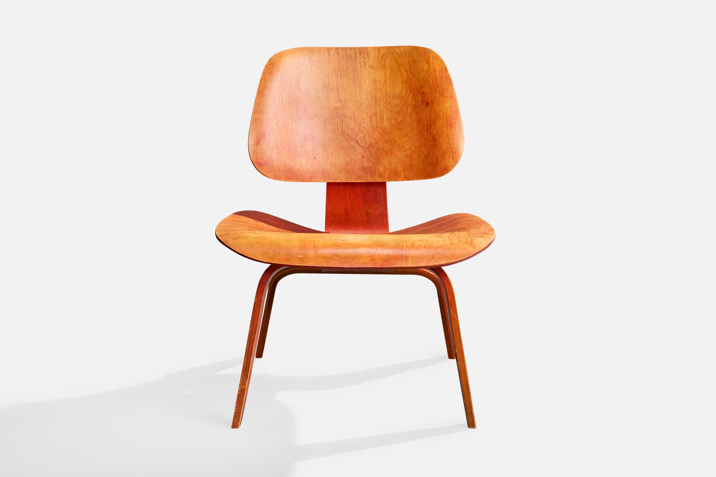 Charles und Ray Eames, Lounge Chair, Sperrholz, USA, 1950er Jahre im Zustand „Gut“ im Angebot in High Point, NC