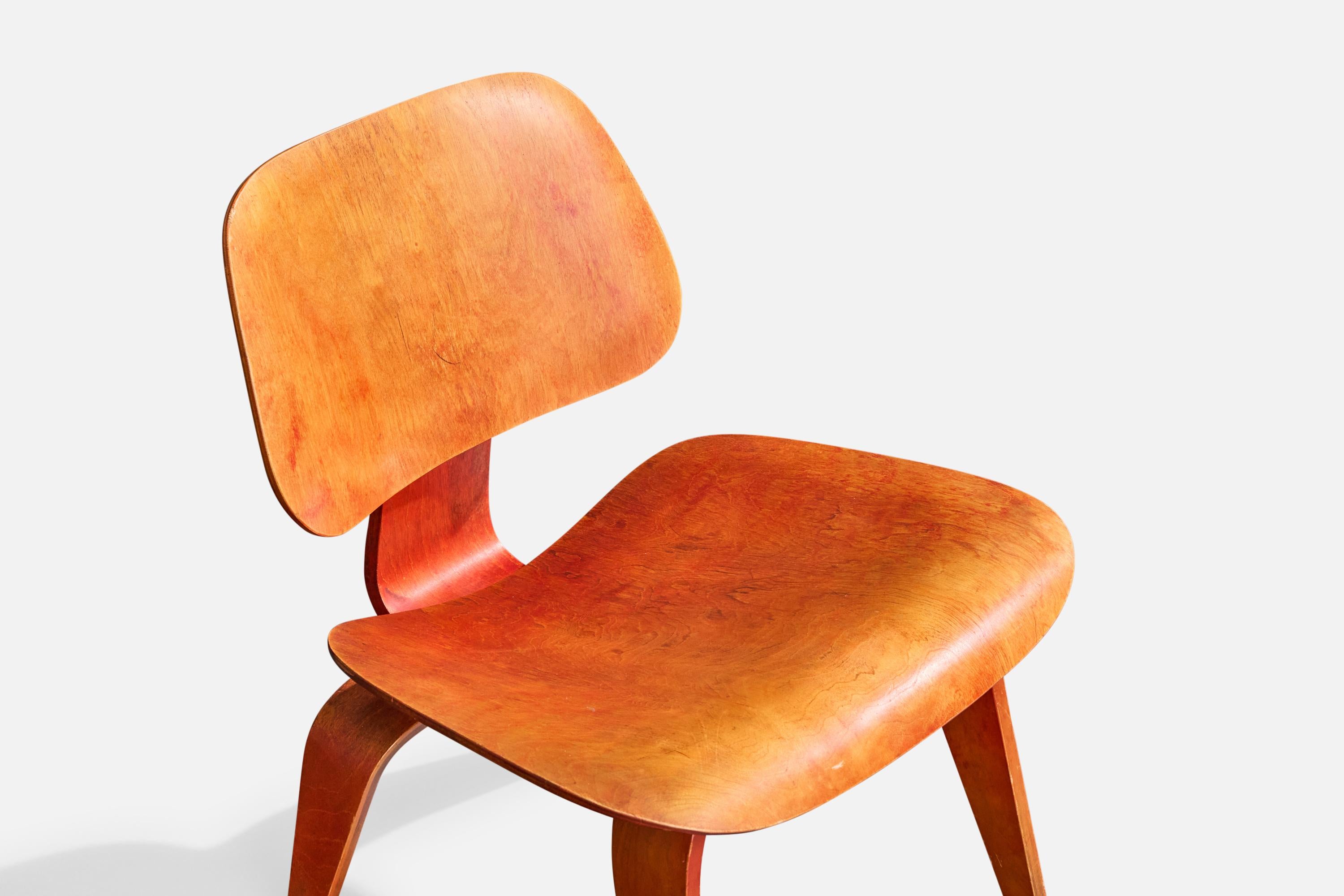Charles und Ray Eames, Lounge Chair, Sperrholz, USA, 1950er Jahre im Angebot 2