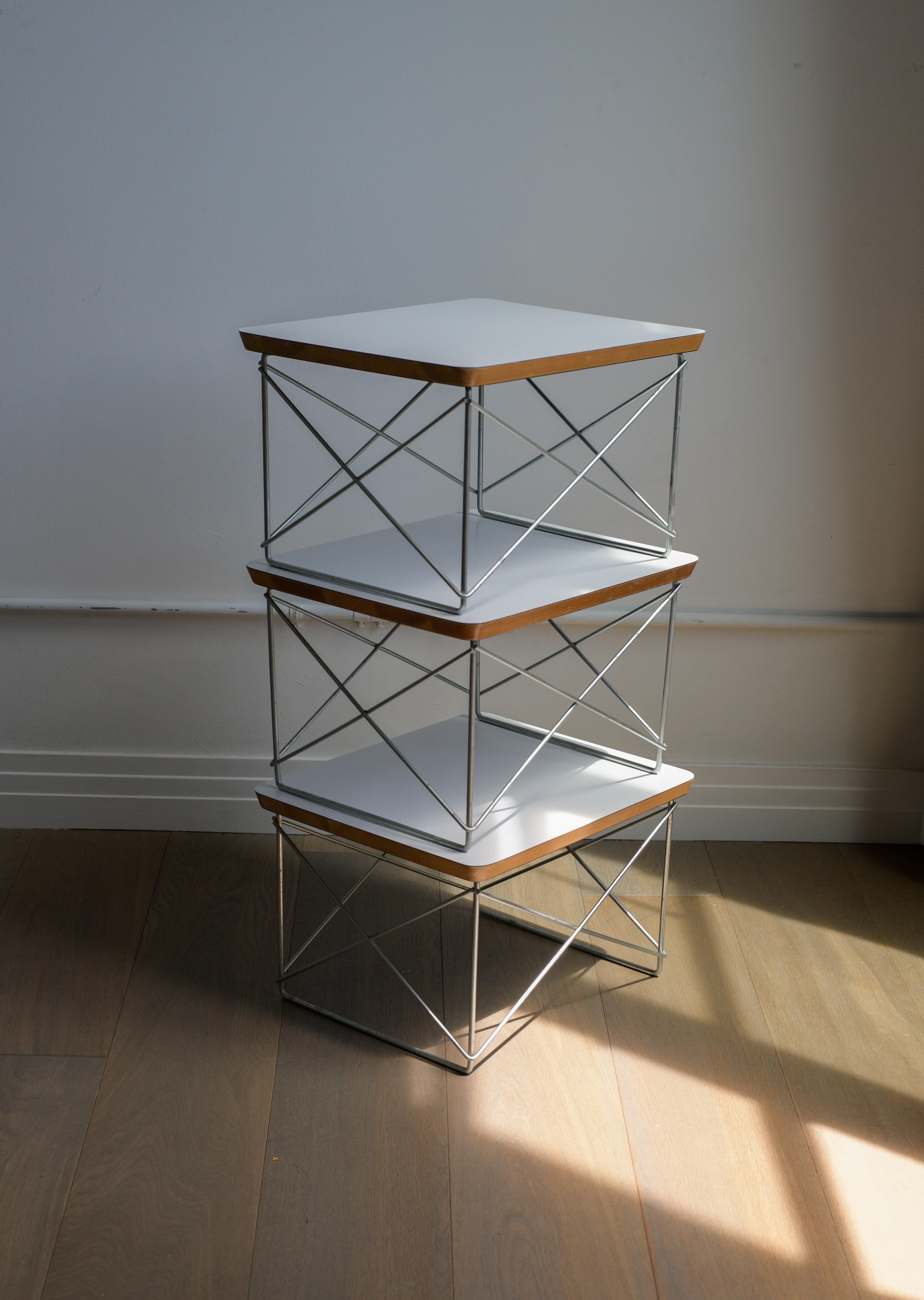 Mid-Century Modern Charles and Ray Eames LTRs, set of three For Sale