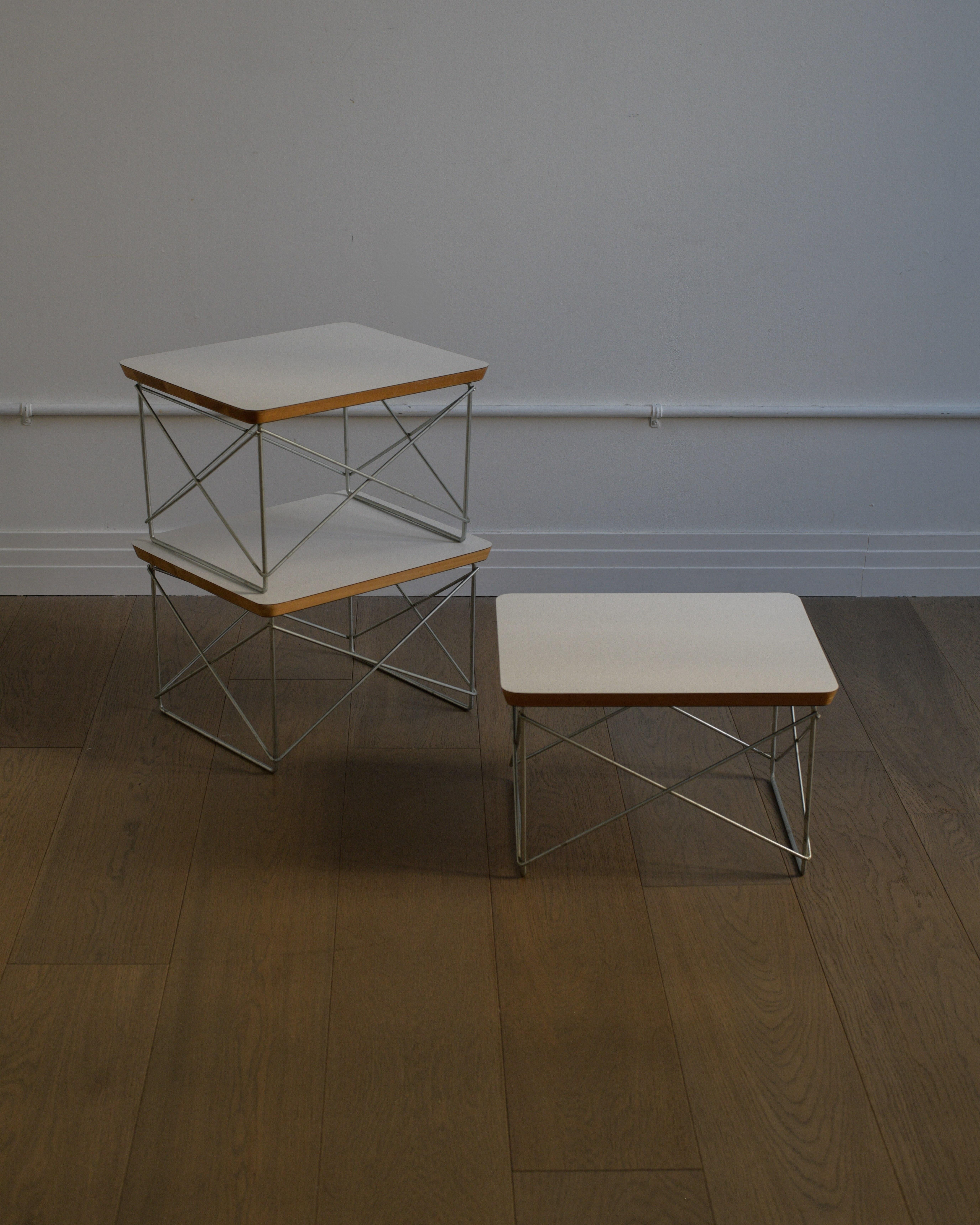 Late 20th Century Charles and Ray Eames LTRs, set of three For Sale