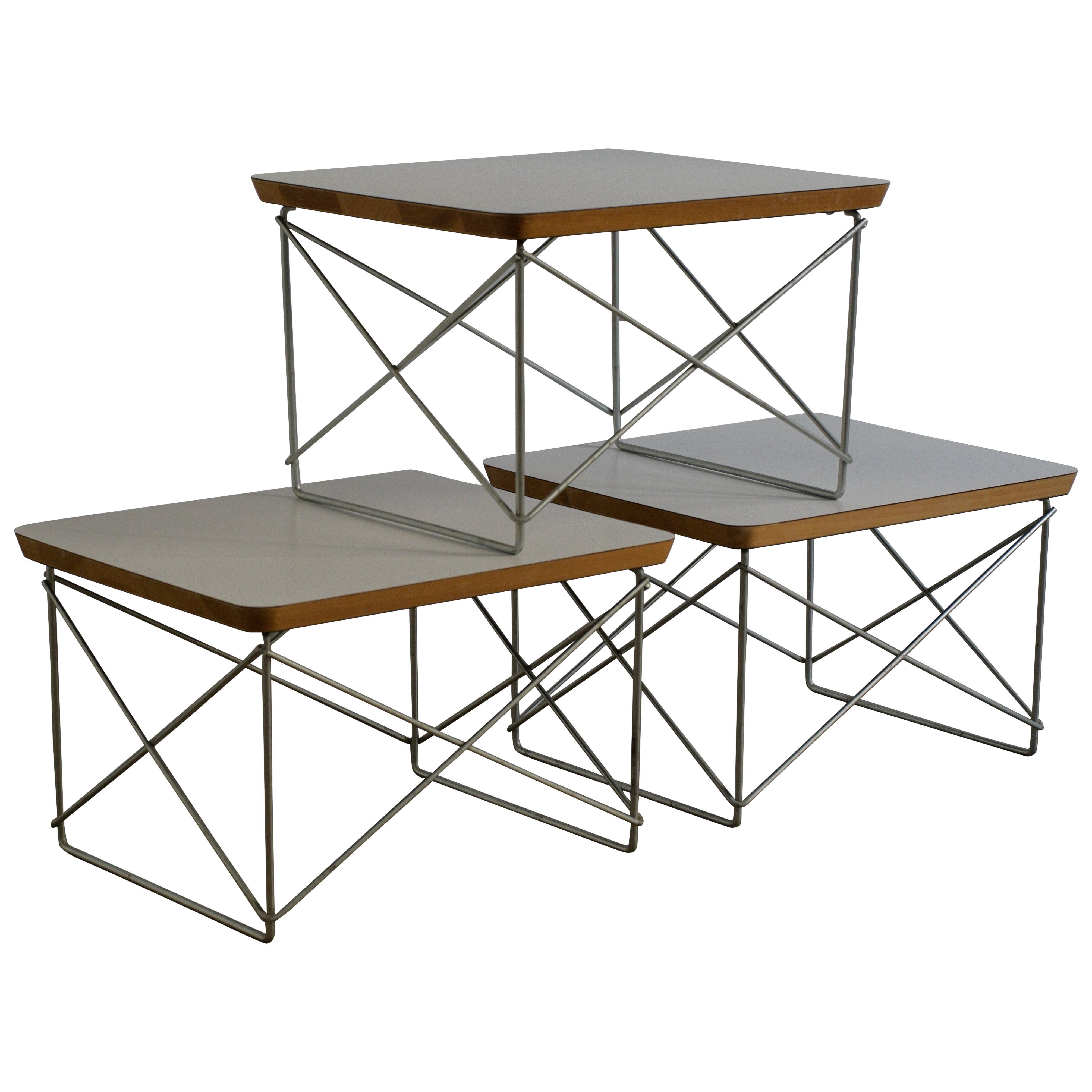 Charles and Ray Eames LTRs, set of three For Sale