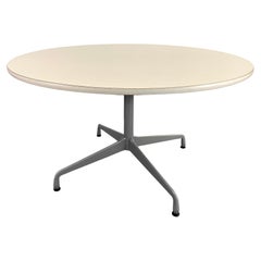 Charles and Ray Eames MCM Round Dining or Conference Table for Herman Miller 