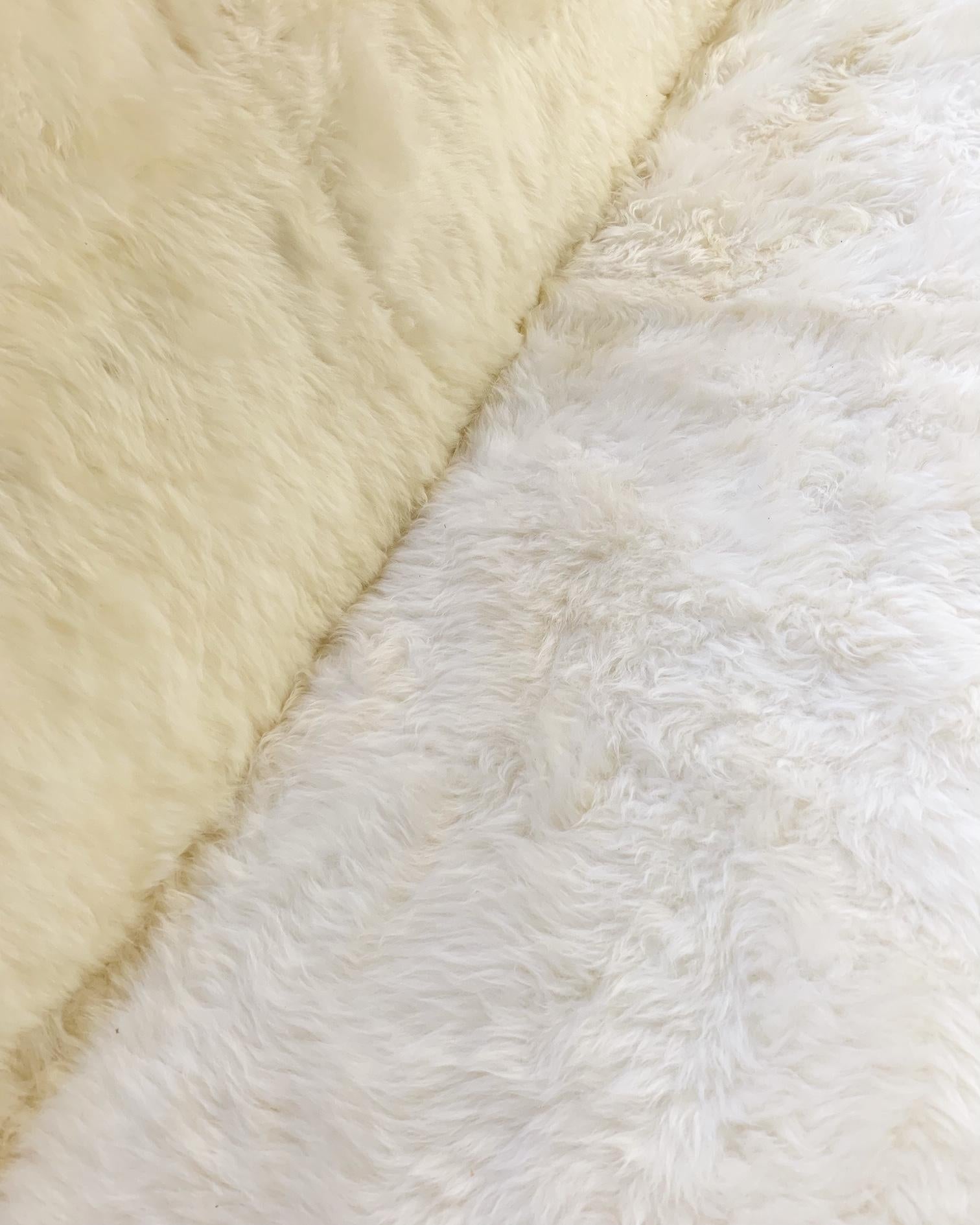 20th Century Charles and Ray Eames Model 3473 Sofa, Restored in Brazilian Sheepskin