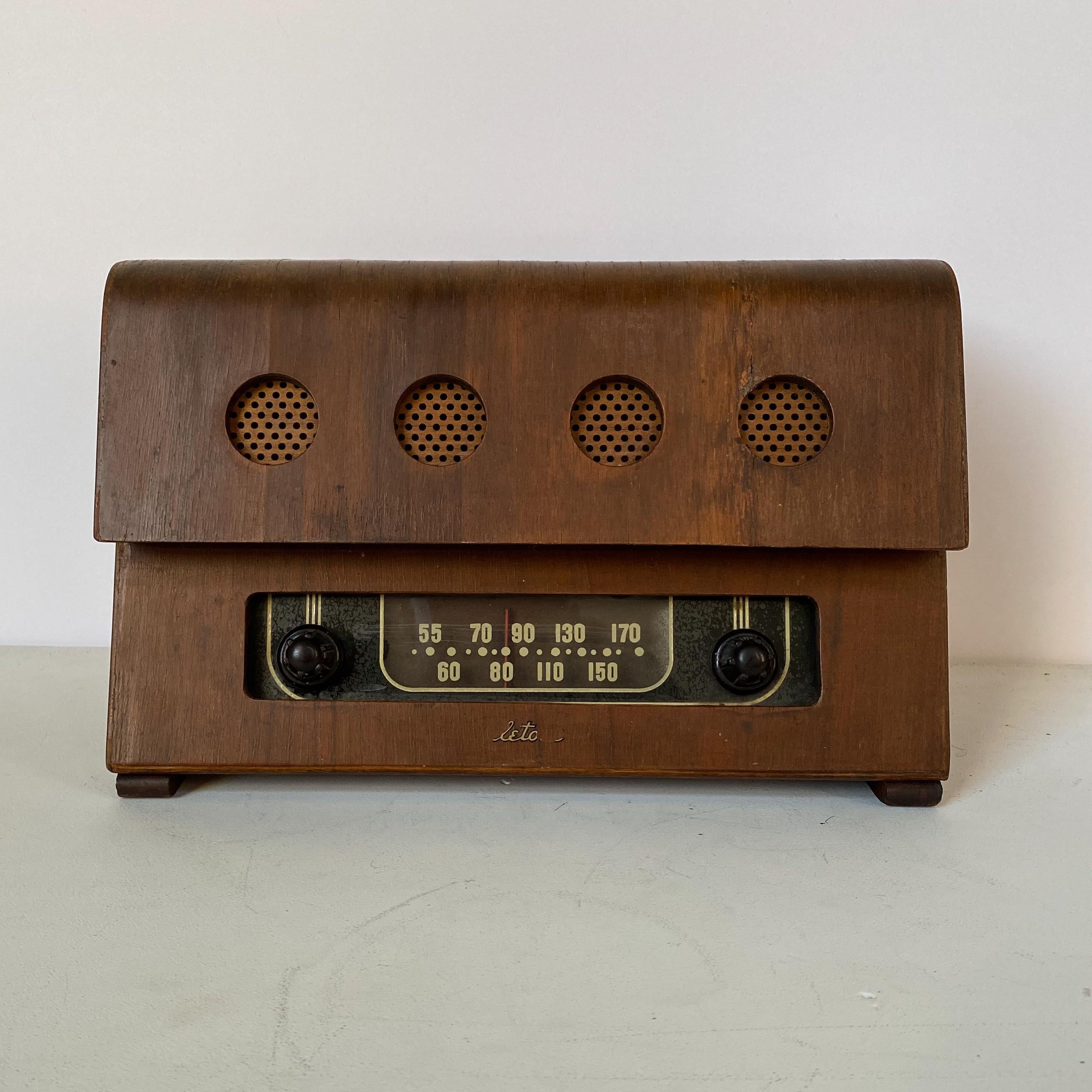 Mid-Century Modern Radio Charles and Ray Eames en contreplaqué moulé