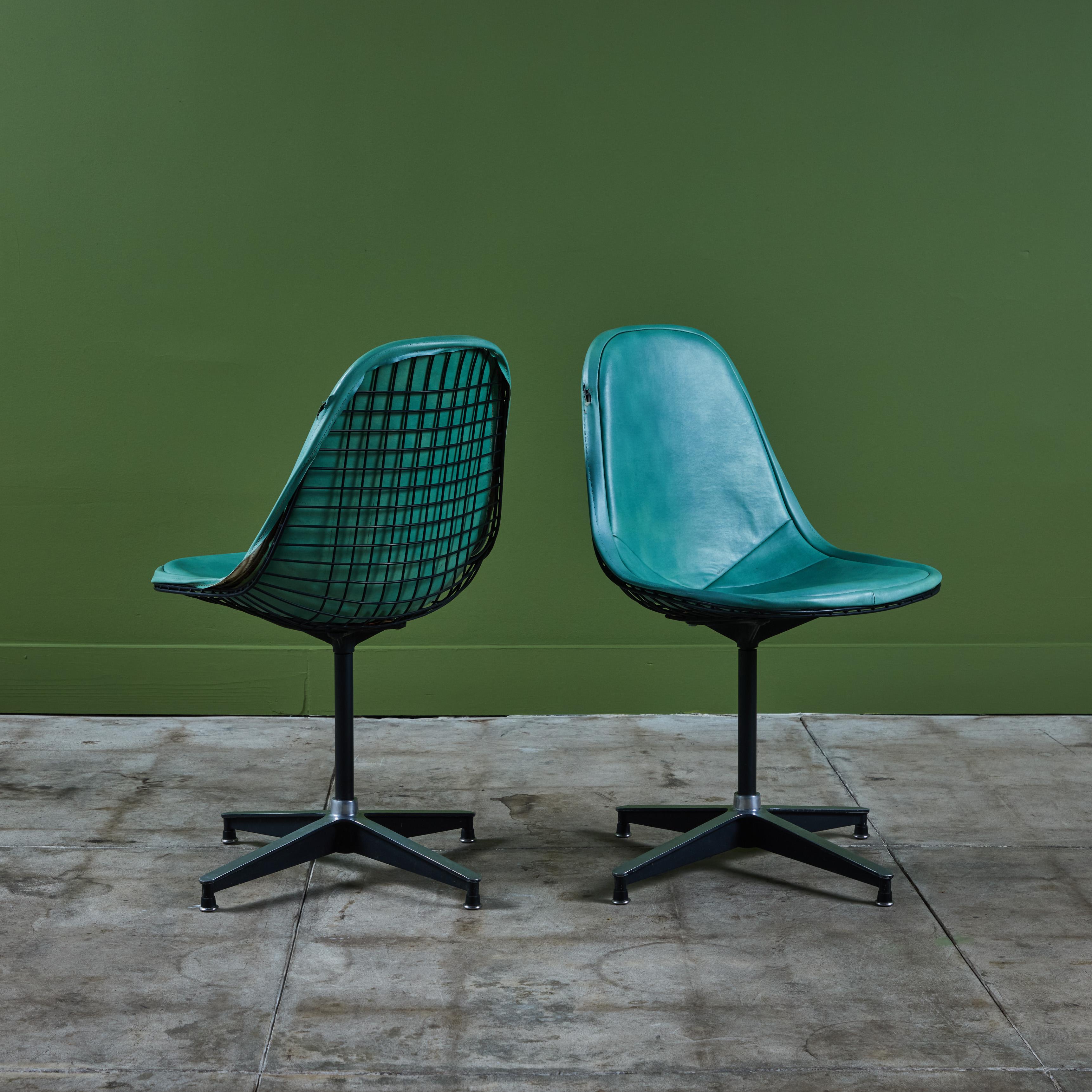 Charles and Ray Eames PKC Wire Chair mit Drehfuß für Herman Miller (amerikanisch) im Angebot