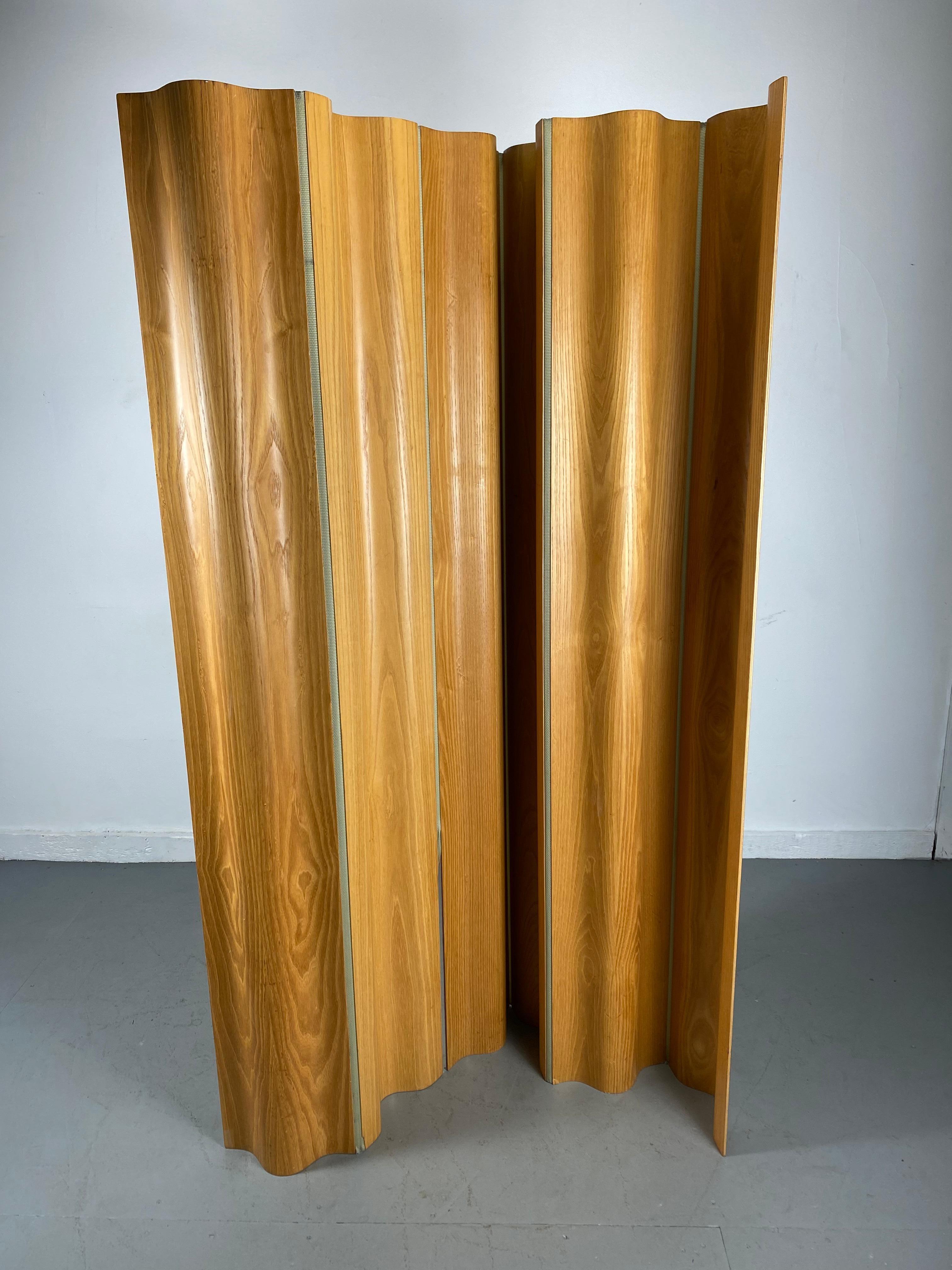 Late 20th Century Charles and Ray Eames Plywood Folding Screen / Divider, , F S 6, , , Herman Miller