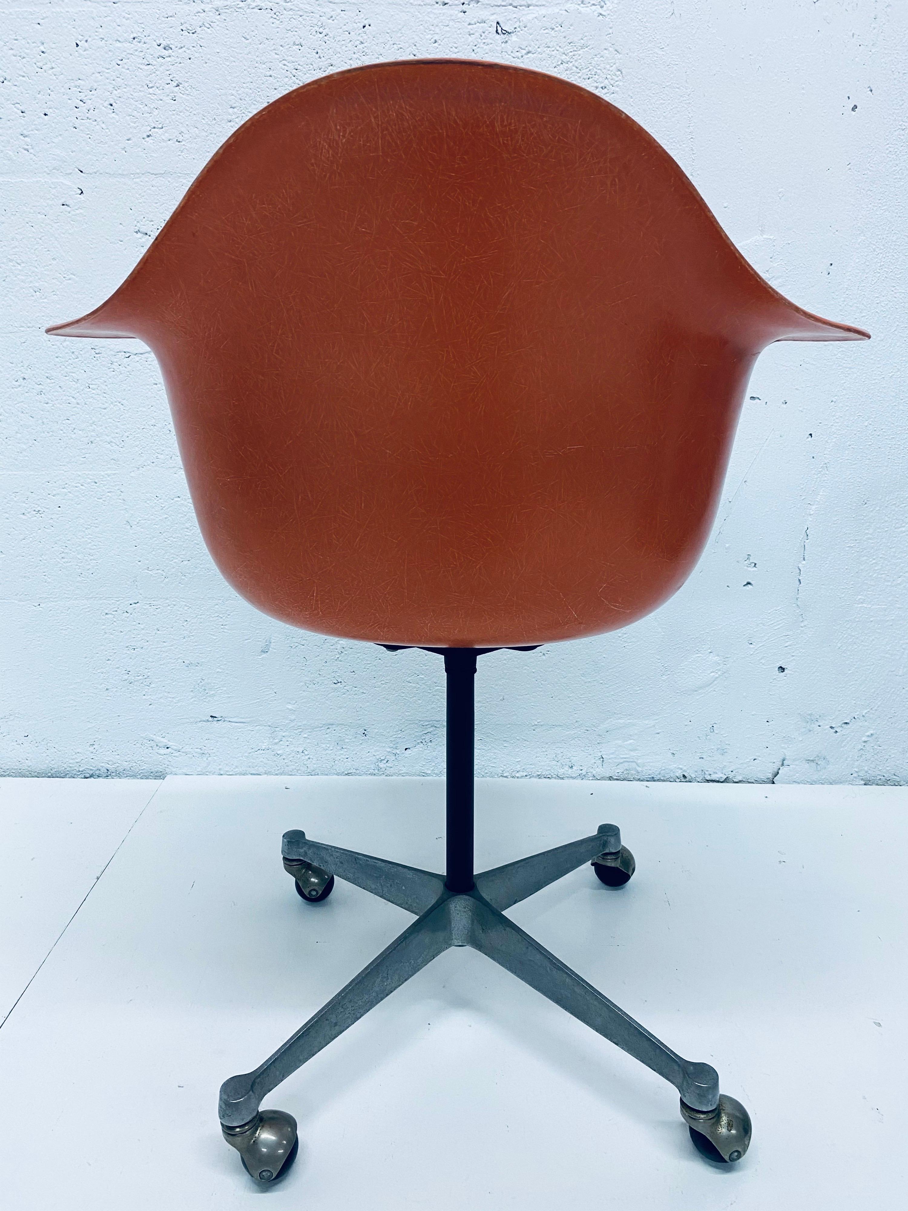 orange herman miller chair