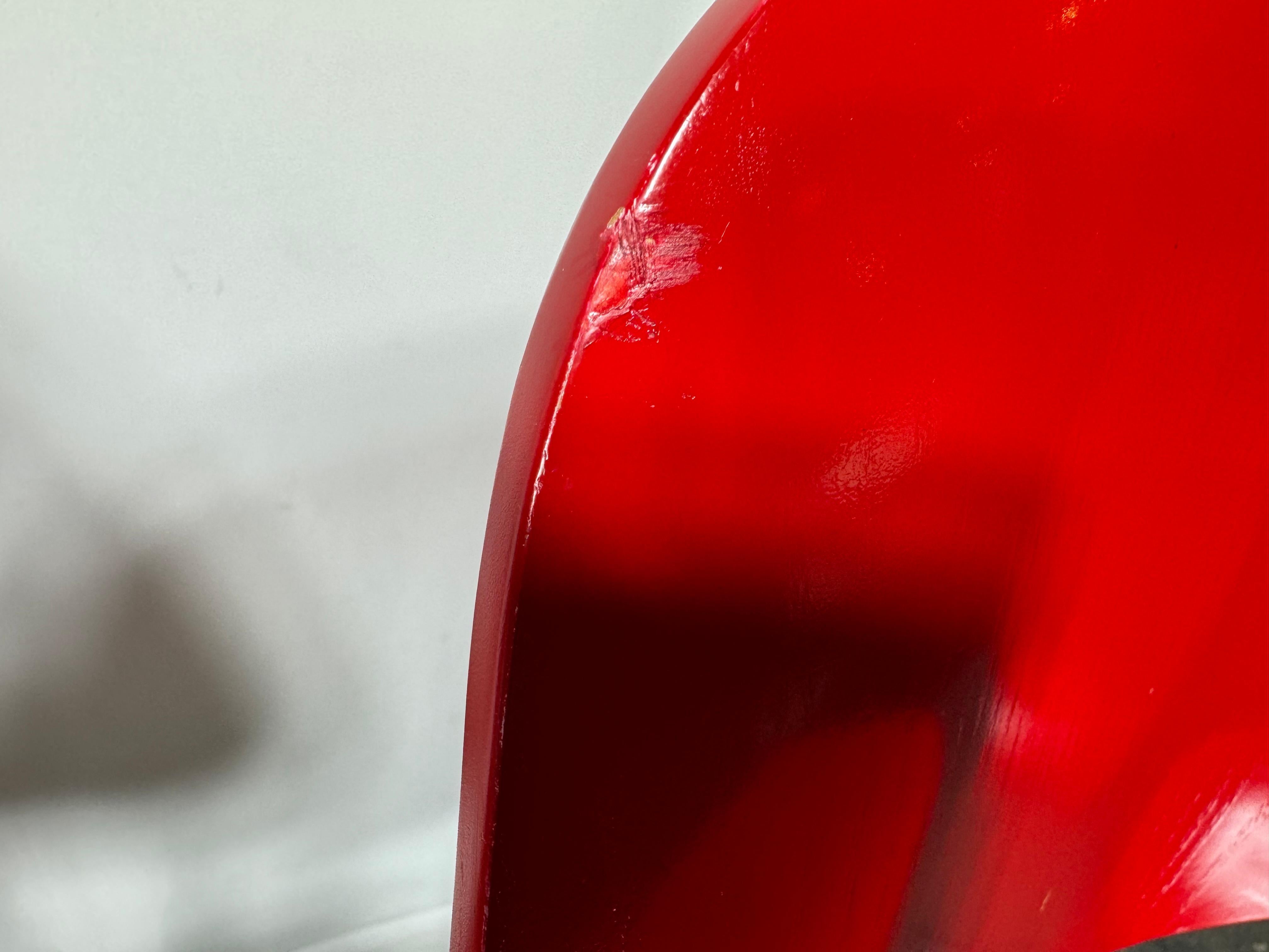 Chaises DCM Charles and Ray Eames, Herman Miller, Dining, Chaise d'appoint en hêtre rouge en vente 2