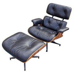 Charles and Ray Eames Rosewood Lounge Chair and Ottoman for Herman Miller